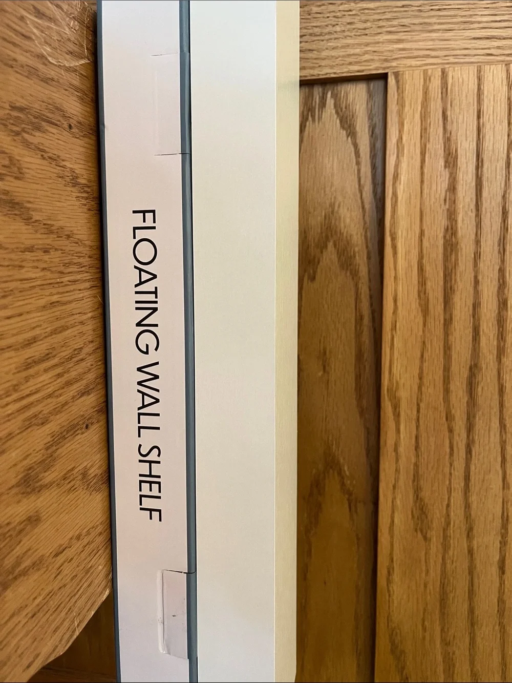 Floating Wall Shelf in White